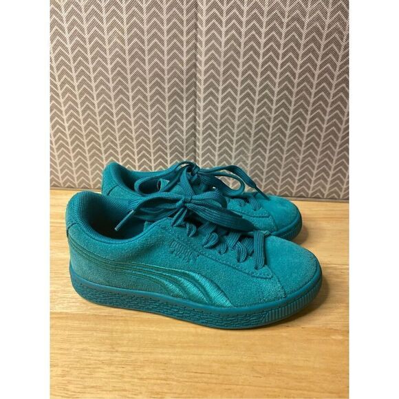 Puma Badge Suede Jr Sneaker teal - Picture 5 of 8